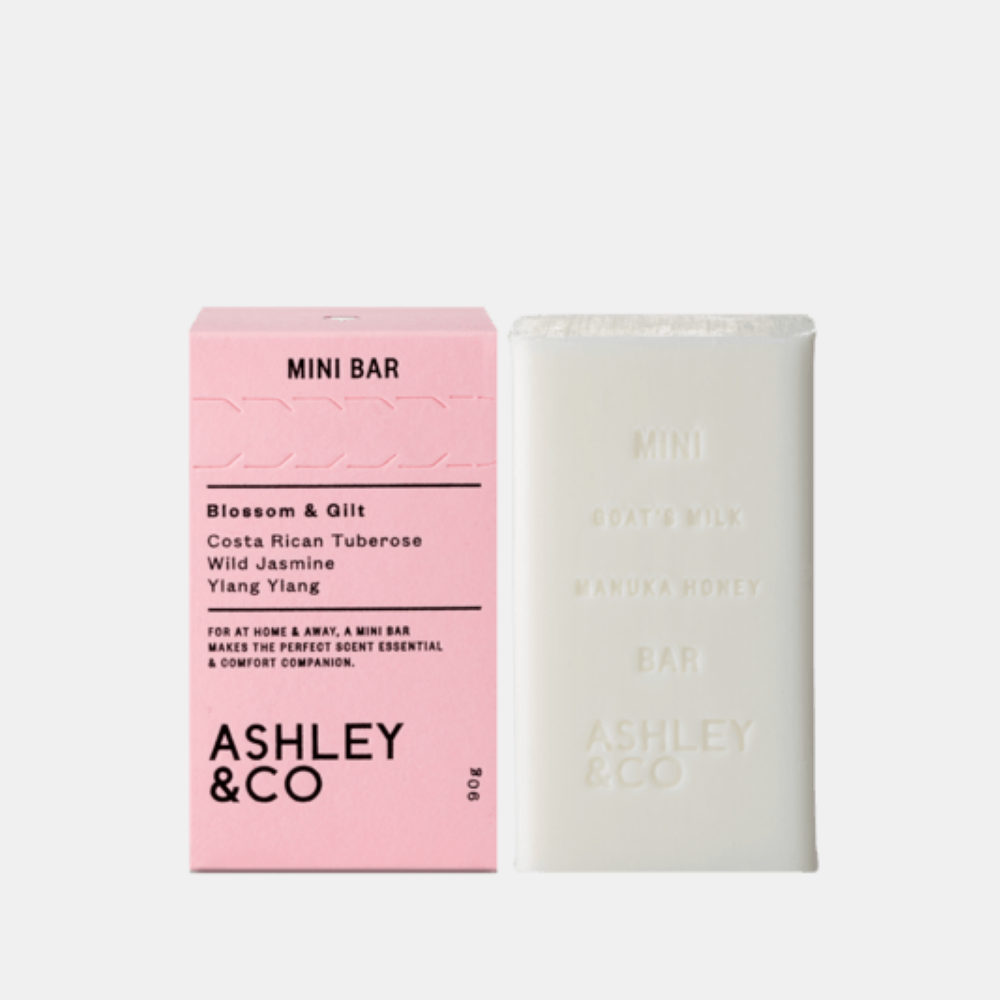 Ashley & Co | Mini Bar Ashley & Co Blossom & Gilt | Shut the Front Door
