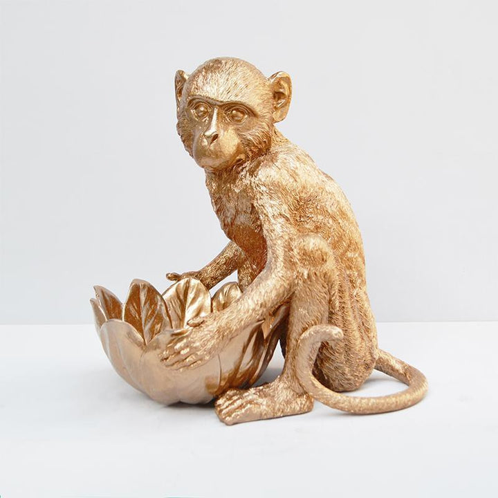 White Moose | Monkey Bowl - Gold | Shut the Front Door