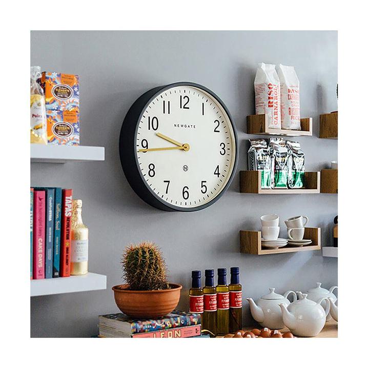 Newgate | Mr Edwards Wall Clock Grey | Shut the Front Door