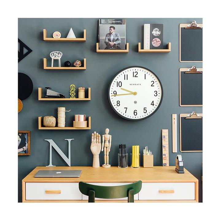 Newgate | Mr Edwards Wall Clock Grey | Shut the Front Door