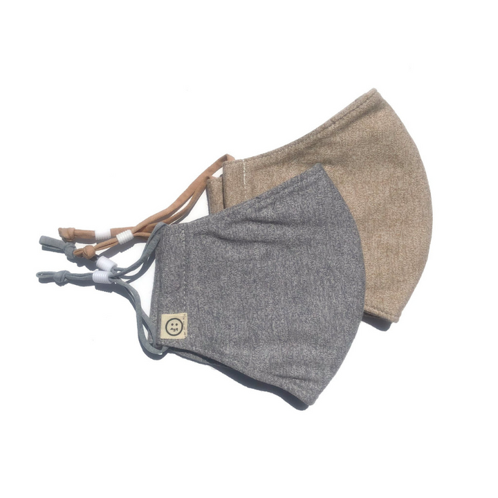 PSP | Face Masks 2pk - Charcoal/Navy | Shut the Front Door