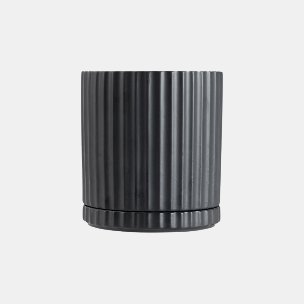 Potted | Athens Planter - Black XLarge | Shut the Front Door
