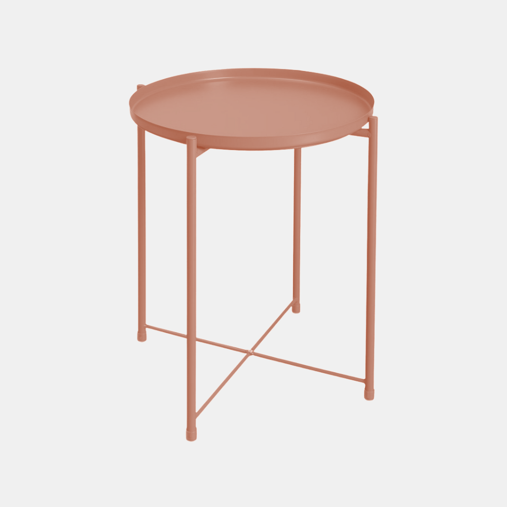 Garcia | Metal Tray Table - Terracotta | Shut the Front Door