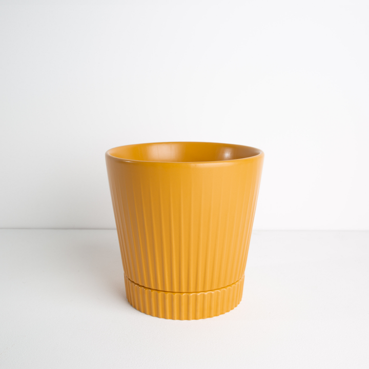 Garcia | Indie Planter Medium - Mustard | Shut the Front Door