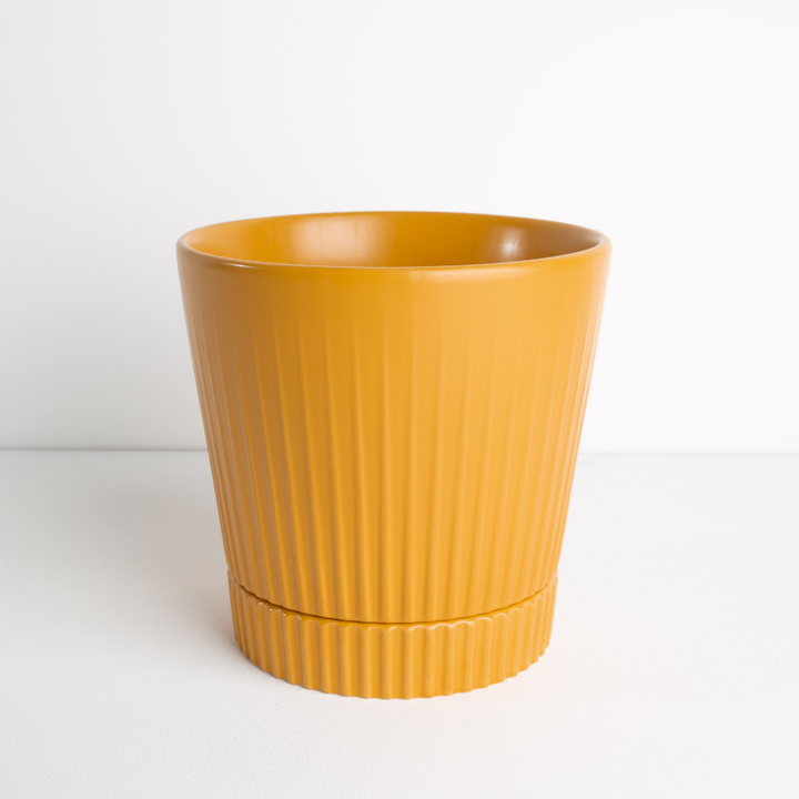 Garcia | Indie Planter Large - Mustard | Shut the Front Door