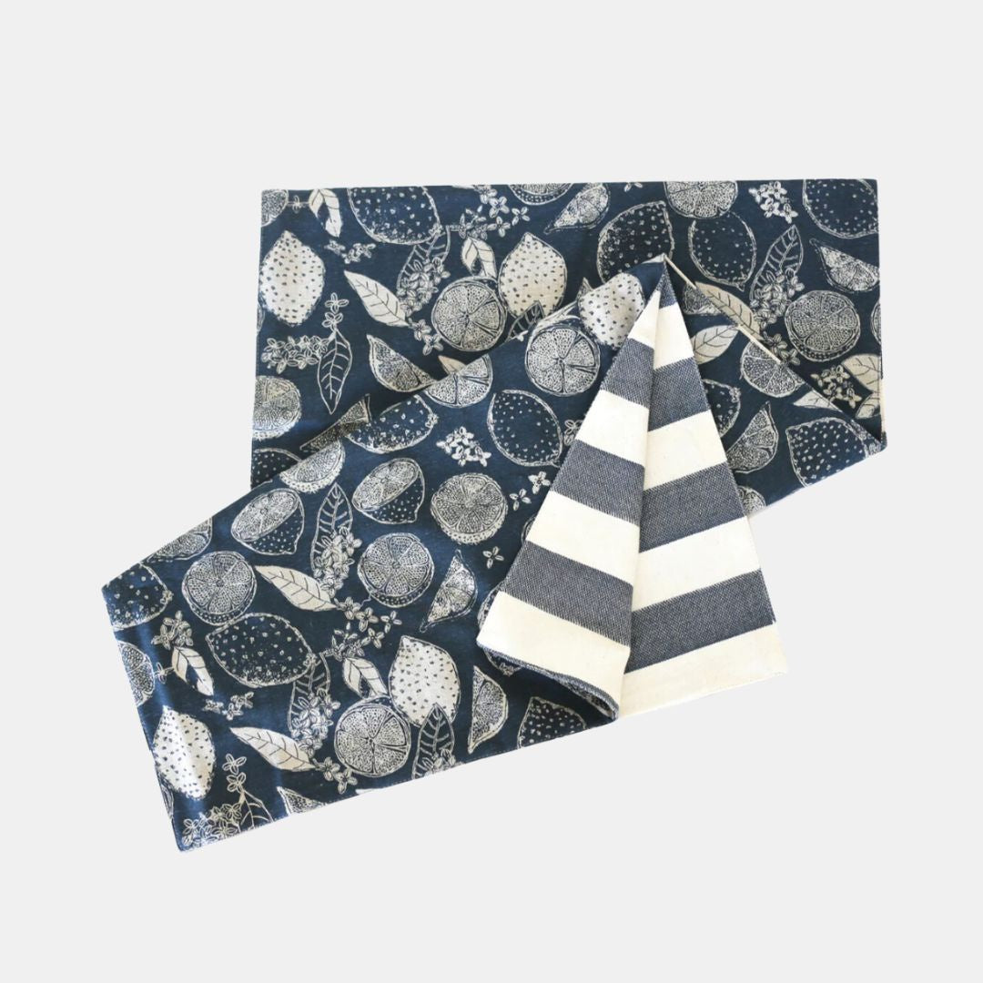 Raine & Humble | Lemon Marmalade Table Runner - Dark Slate | Shut the Front Door