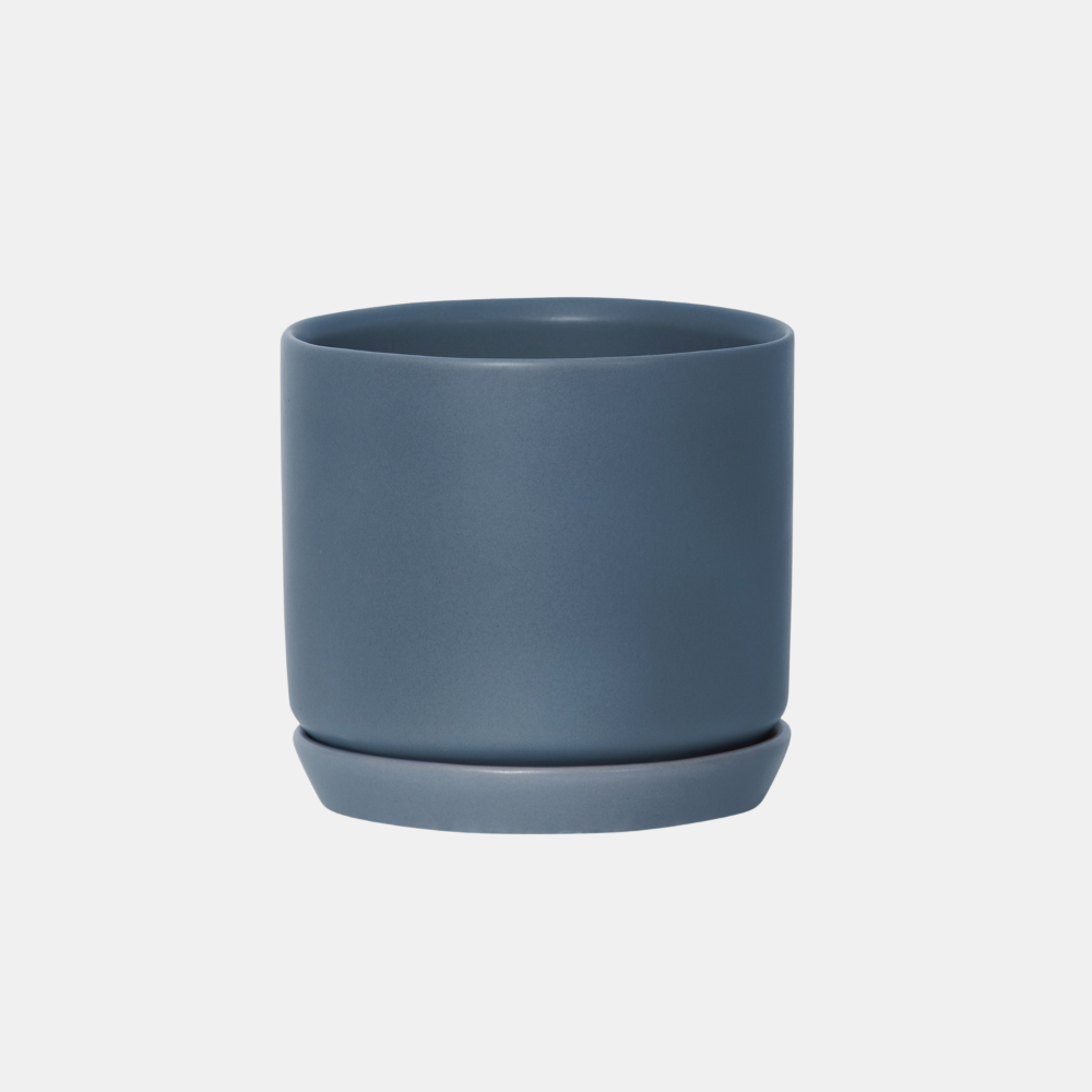 Potted | Oslo Planter Muted Navy Medium | Shut the Front Door