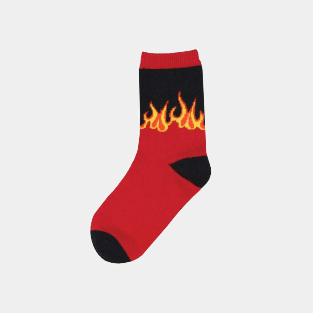 Socksmith | Socks Kids Fired Up -Black 6-12 months | Shut the Front Door