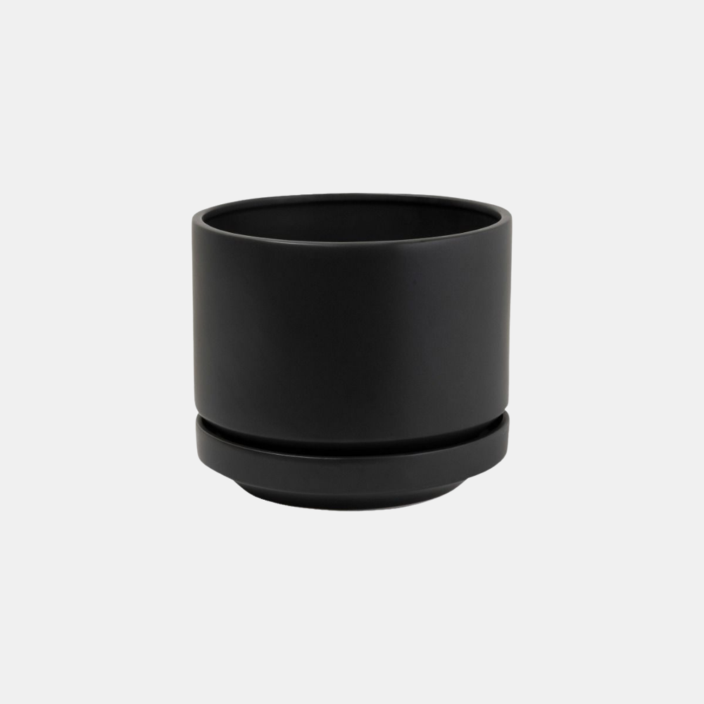 Potted | Zurich Planter - Black Medium | Shut the Front Door