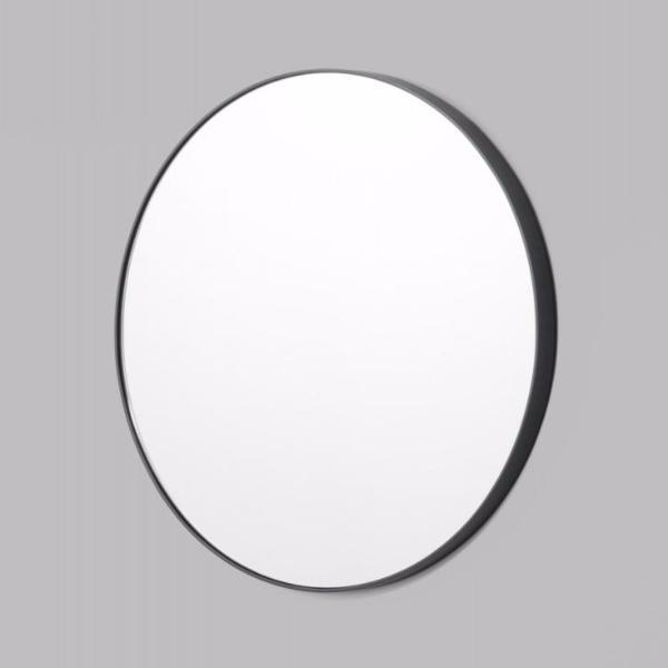 Middle of Nowhere | Bjorn Round Mirror - Black 80 cm | Shut the Front Door