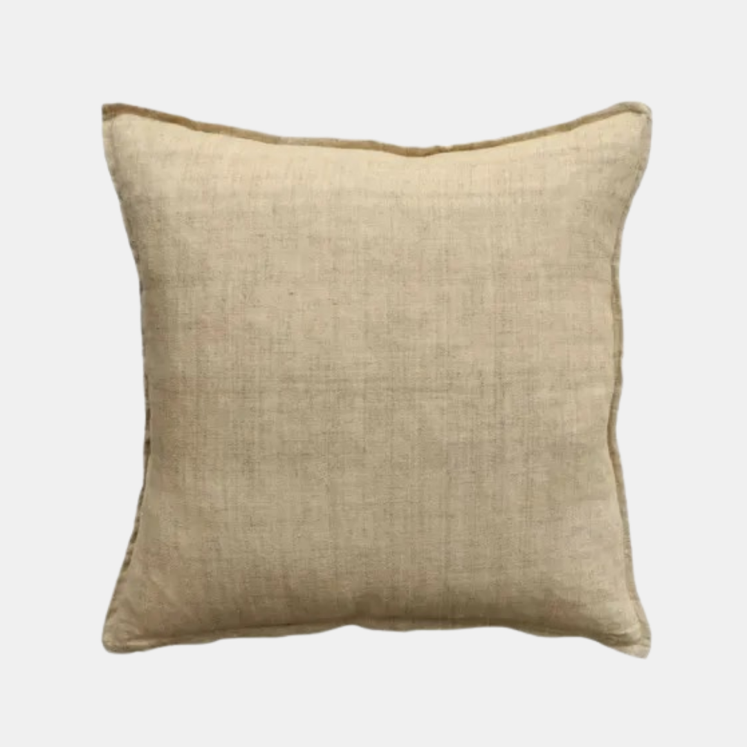 Baya | Cassia Cushion 55x55cm - Putty | Shut the Front Door