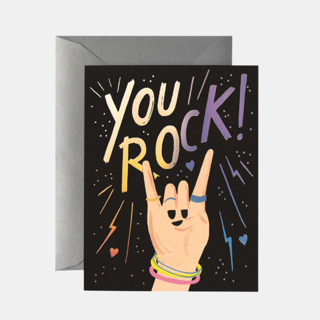 Rifle Paper Co | Card You Rock | Shut the Front Door