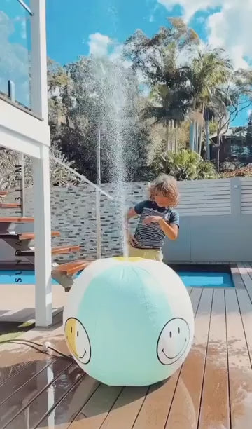 Sunnylife | Inflatable Sprinkler - Smiley | Shut the Front Door