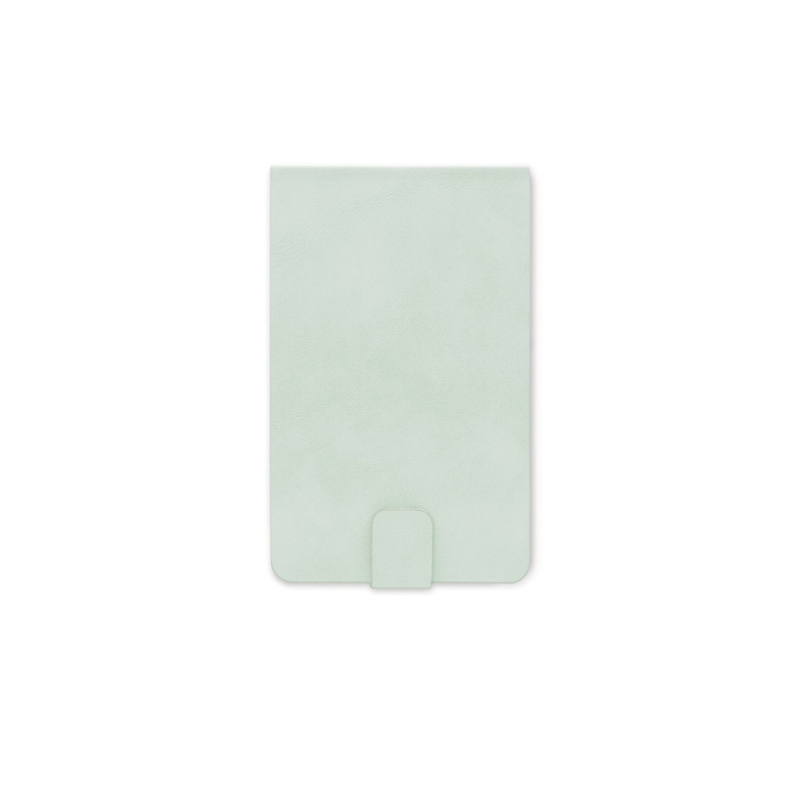 Designworks | Pocket Notepad Vegan Suede - Mint | Shut the Front Door