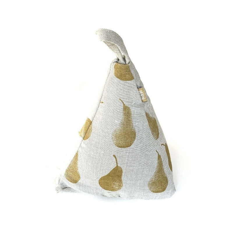 Raine & Humble | Pear Triangle Door Stopper - Mustard | Shut the Front Door