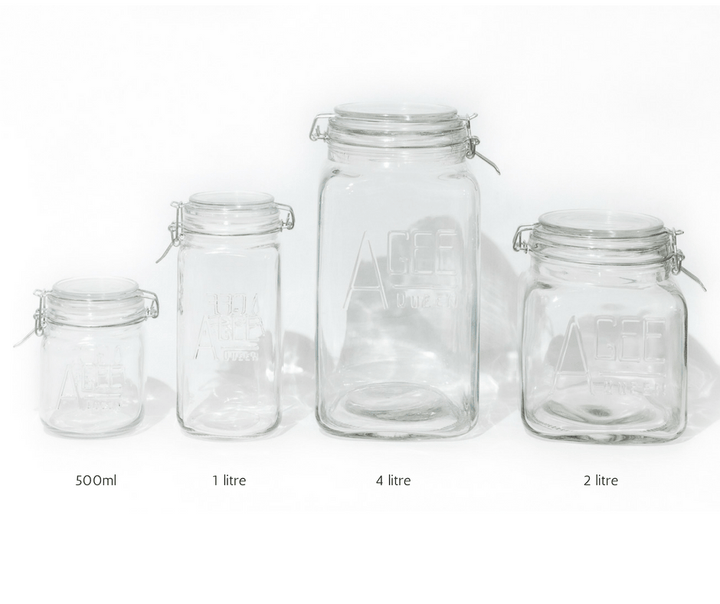 Agee | Queen Glass Jar - 4 litre | Shut the Front Door