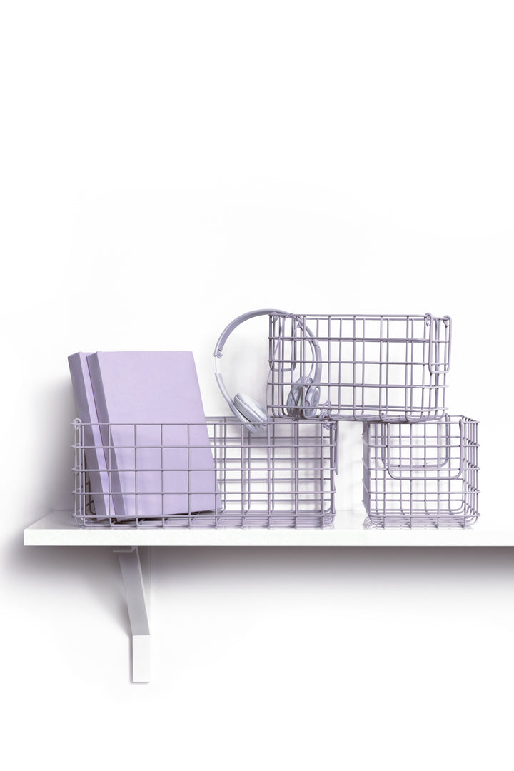 Mustard | Basket Small - Lilac | Shut the Front Door