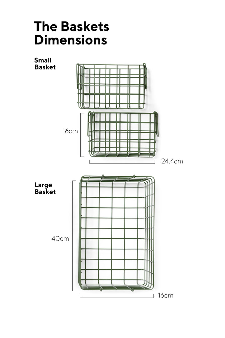 Mustard | Basket Large -  Olive | Shut the Front Door