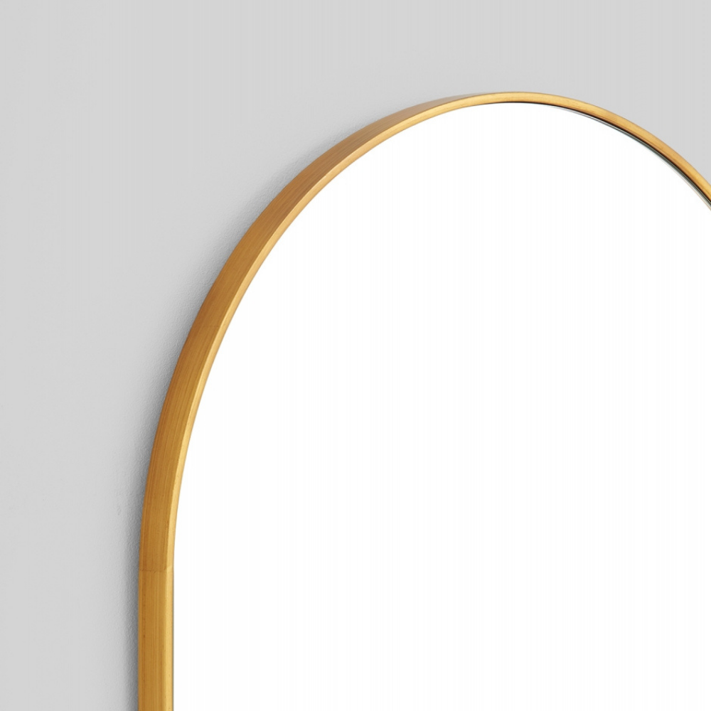 Middle of Nowhere | Bjorn Arch Mirror Brass 55x85cm | Shut the Front Door