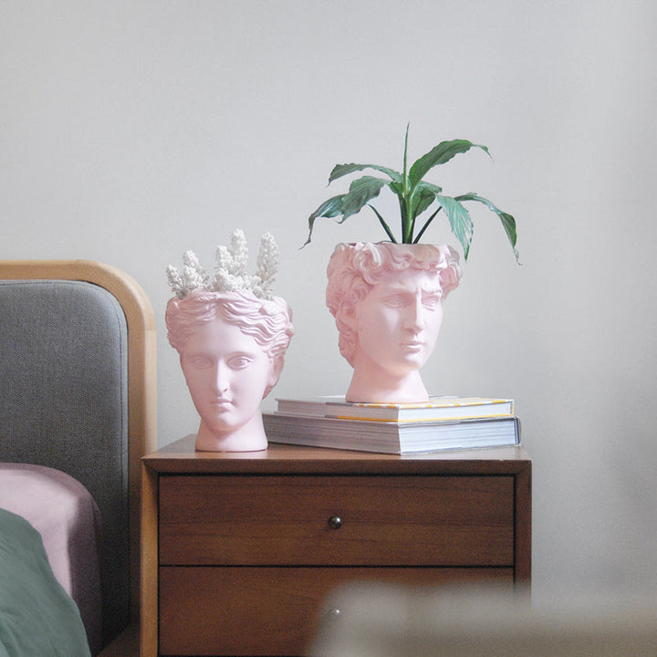 White Moose | David Vase Planter/Pink | Shut the Front Door