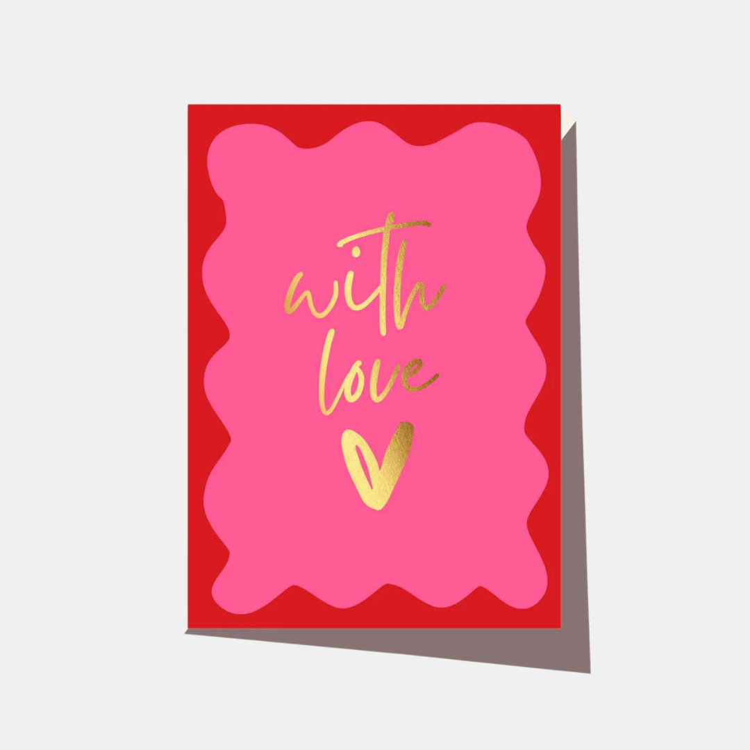 Elm Paper | Card Wavy with Love | Shut the Front Door