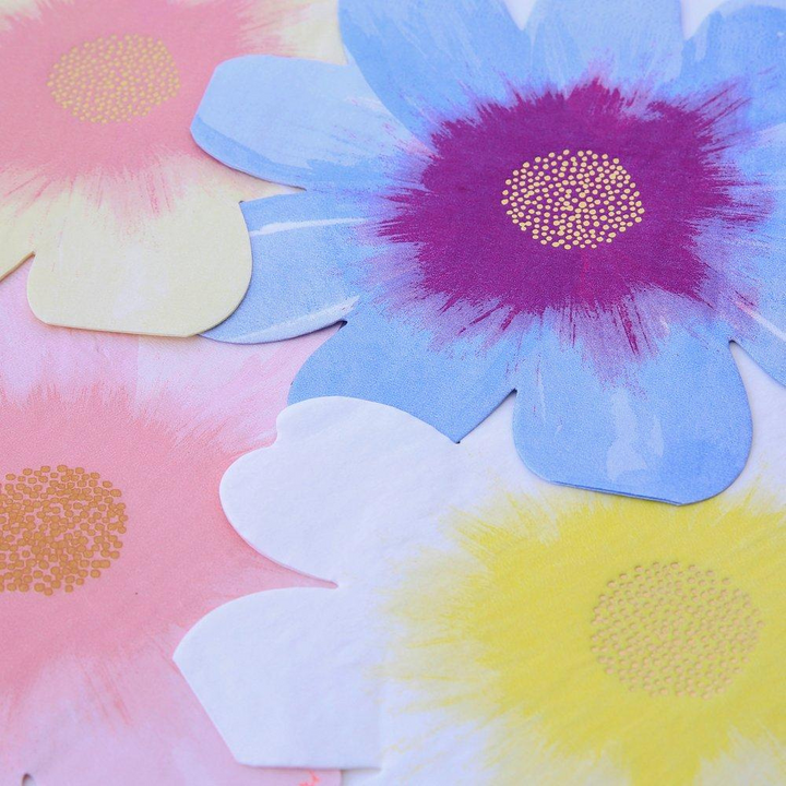 Meri Meri | Flower Garden Napkins Pkt 16 - Assorted Colours | Shut the Front Door