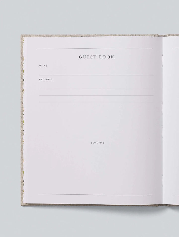 Write to Me Stationery | Guests: Guest Book - Grey | Shut the Front Door