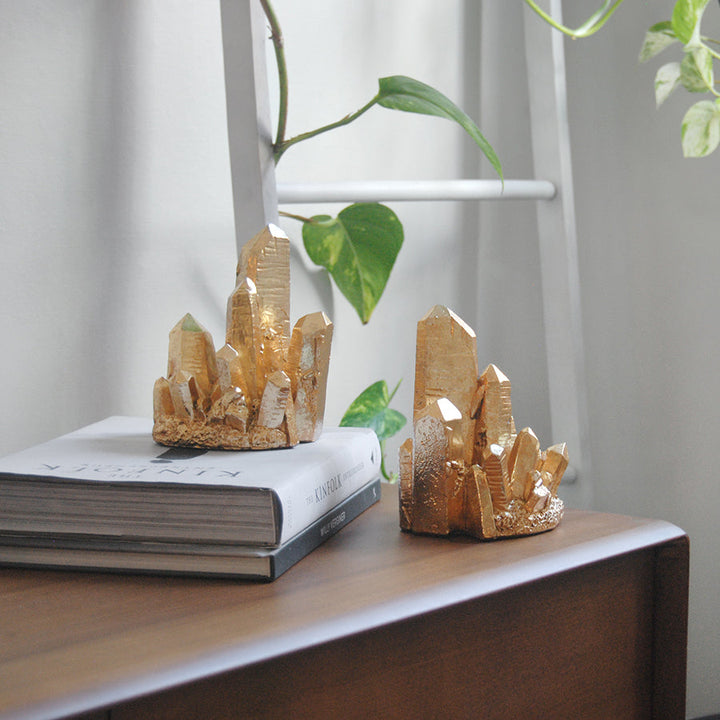 White Moose | Geo Bookends - Gold Foil | Shut the Front Door