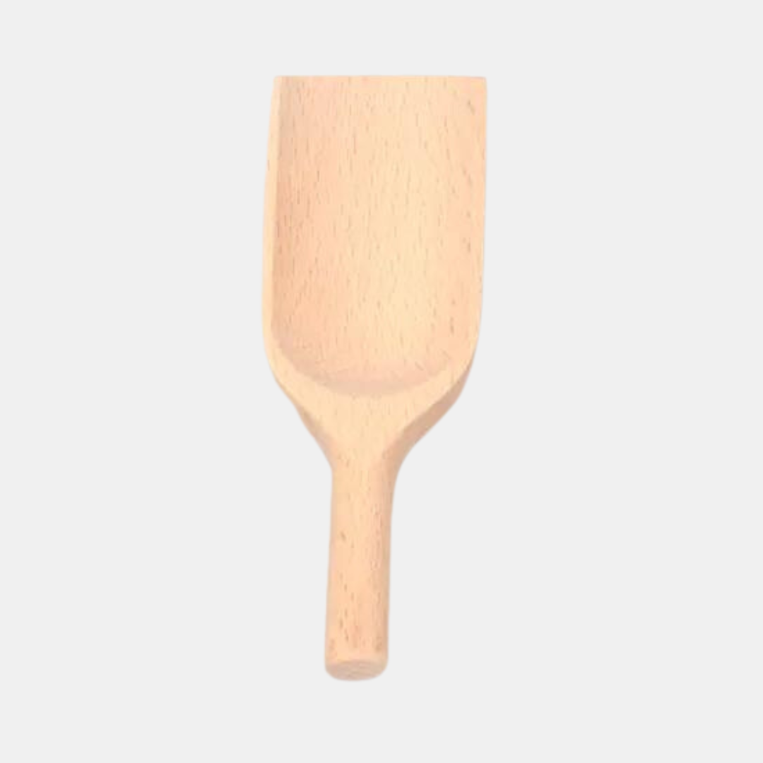 Dishy | Beech Wood Scoop Flat 14cm | Shut the Front Door