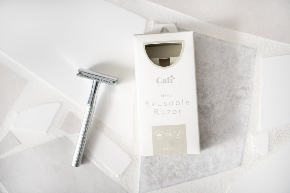 CaliWoods | Long-Handled Silver Razor | Shut the Front Door