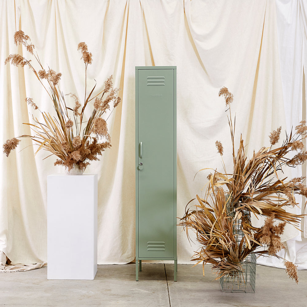 Mustard | Skinny Locker - Sage | Shut the Front Door