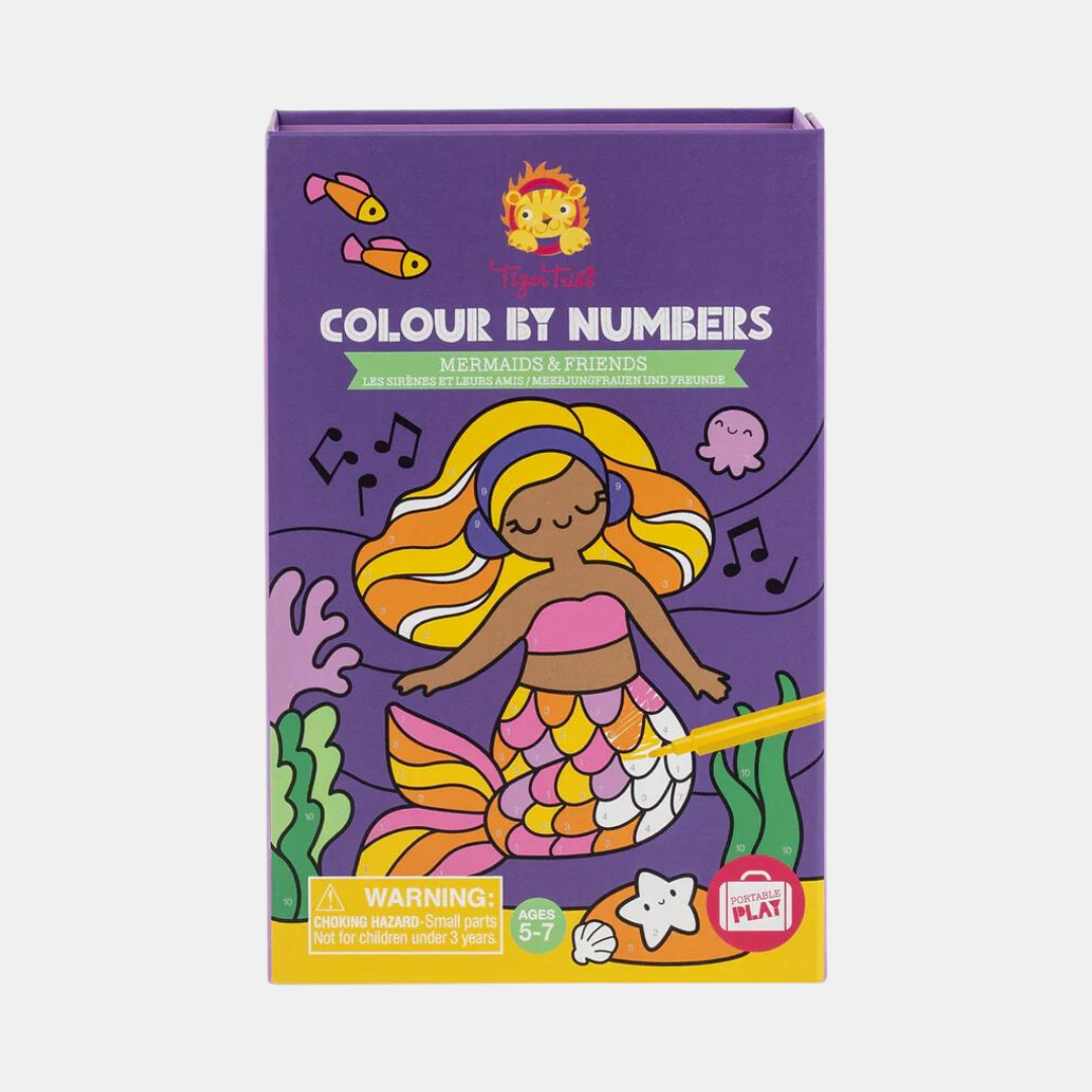 Tiger Tribe | Colour By Numbers - Mermaids & Friends | Shut the Front Door