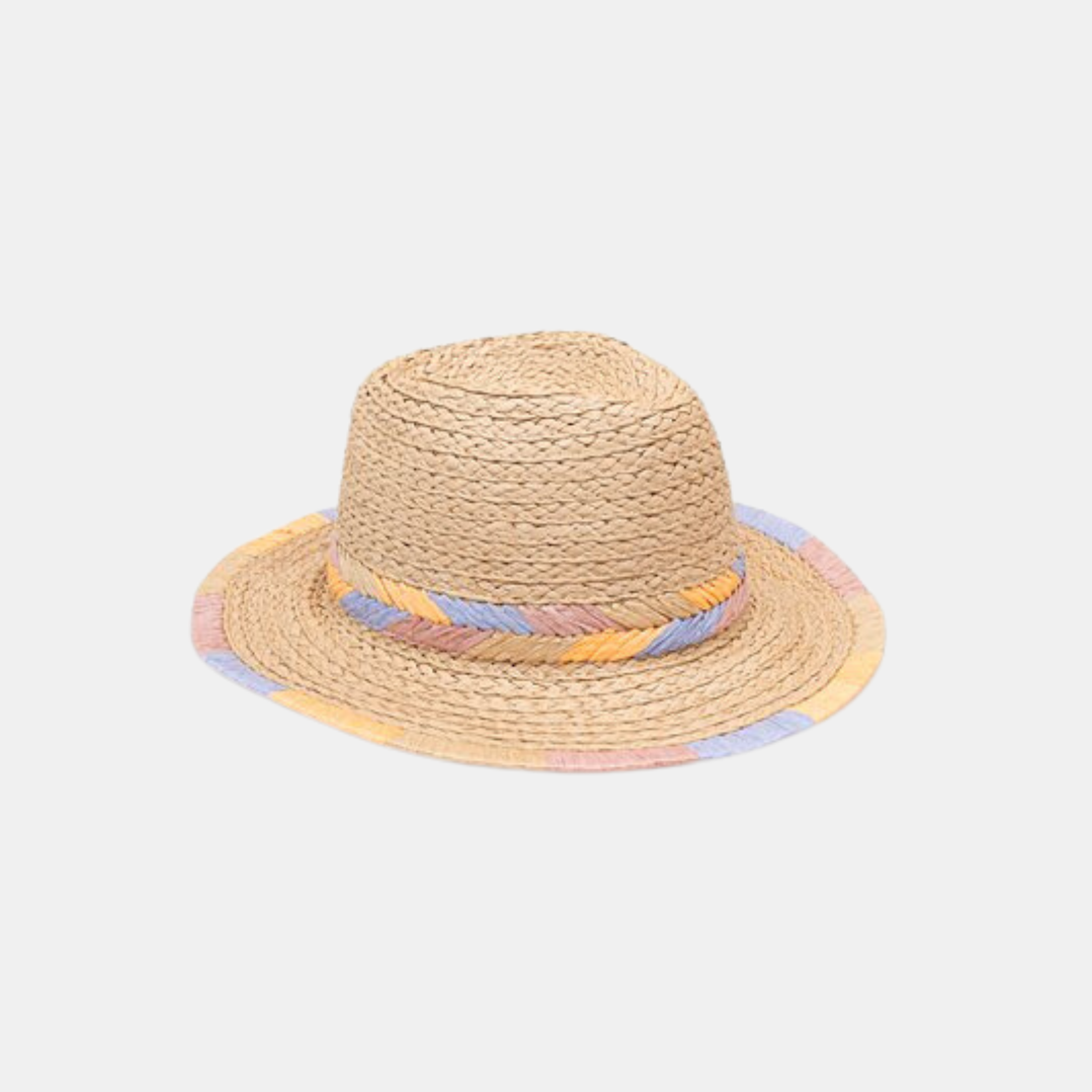 Antler NZ | Woven Fedora - Lilac & Apricot Trim | Shut the Front Door