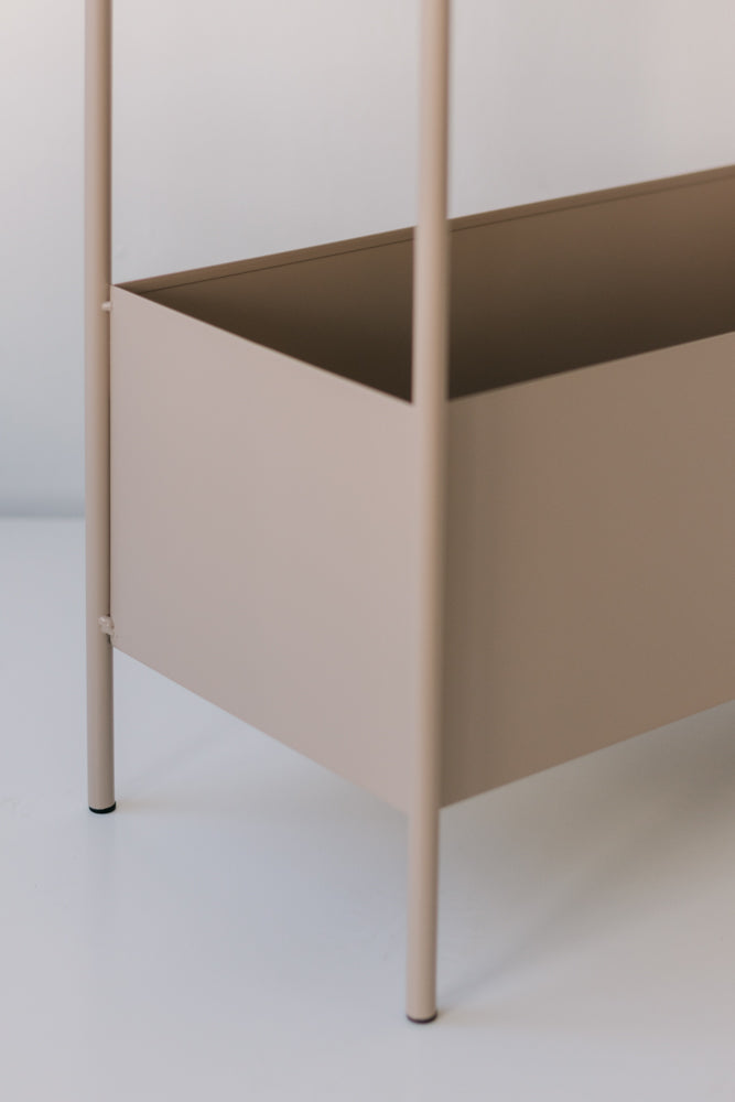 Garcia | Metal Planter Stand - Latte | Shut the Front Door