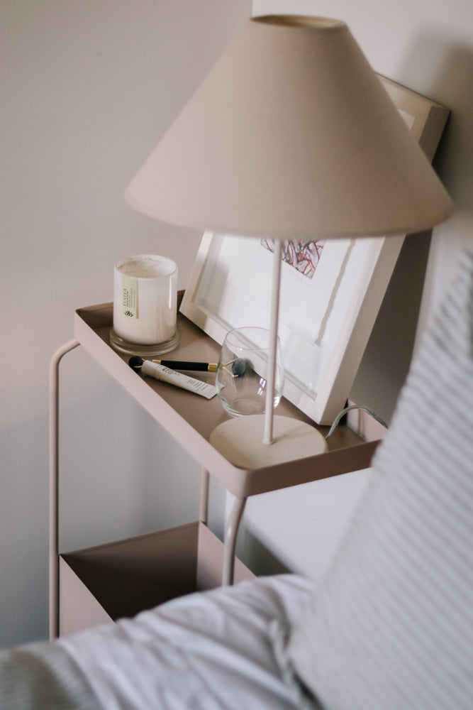 Garcia | Metal Planter Stand - Latte | Shut the Front Door