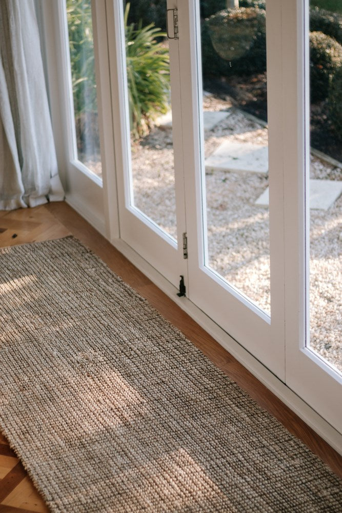 Garcia | Jute Runner Bubble 80x300cm - Natural Brown | Shut the Front Door