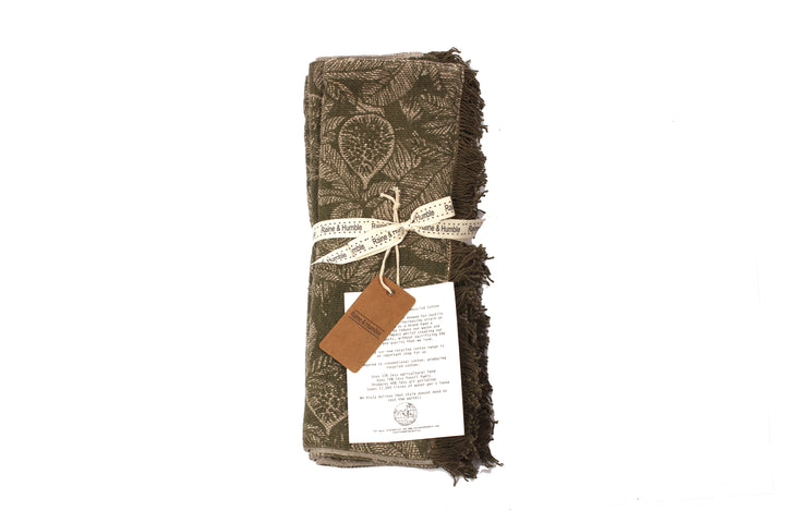 Raine & Humble | Fig Tree Placemat S/4 - Burnt Olive | Shut the Front Door