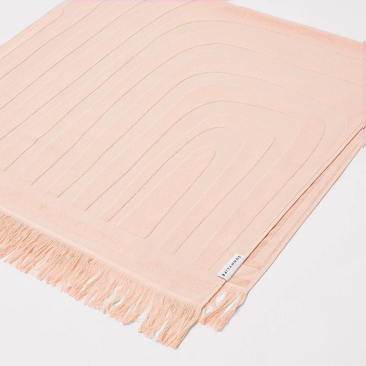 Sunnylife | Luxe Towel - Surf Salmon | Shut the Front Door