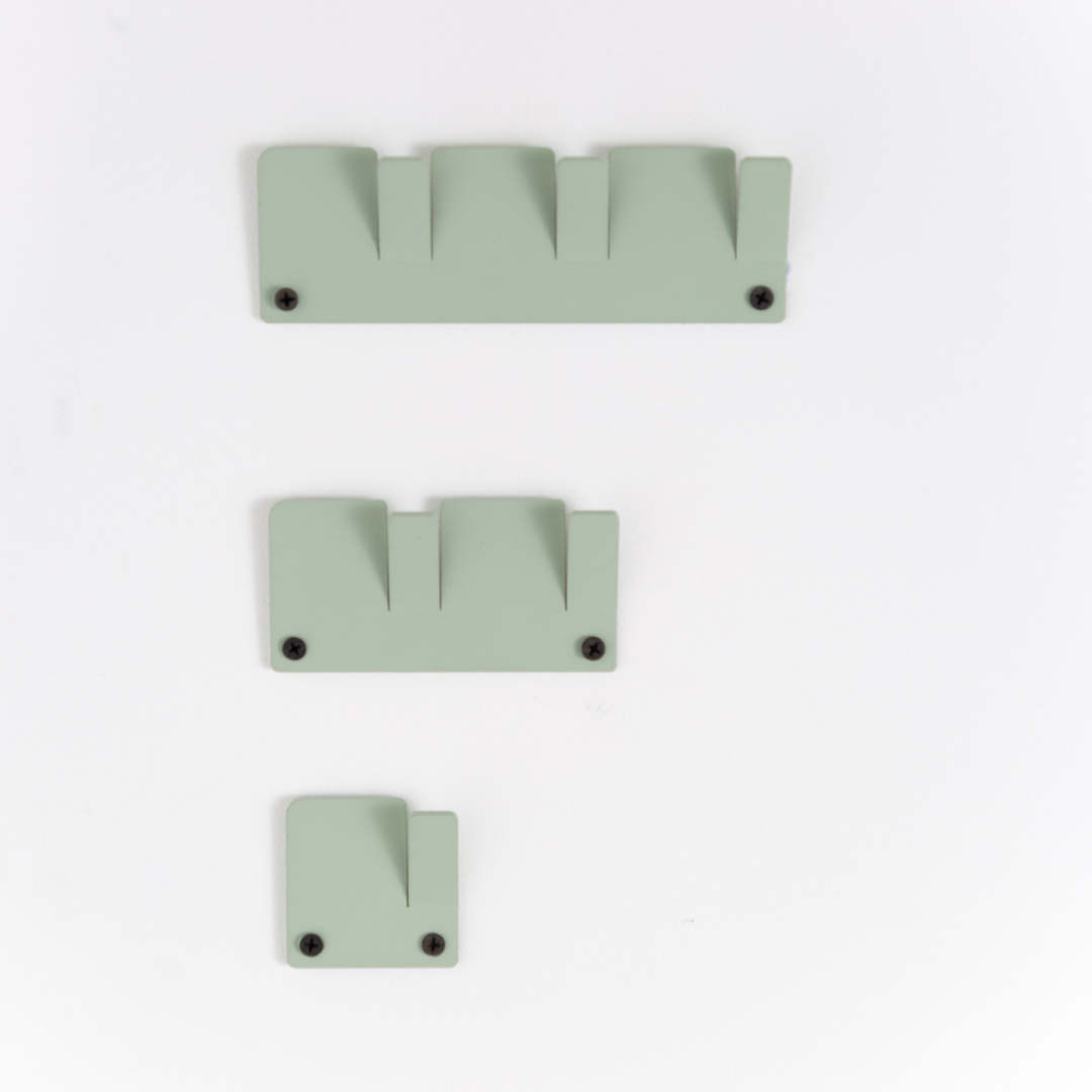 Garcia | Alfa Wall Hooks Set 3 - Sage | Shut the Front Door