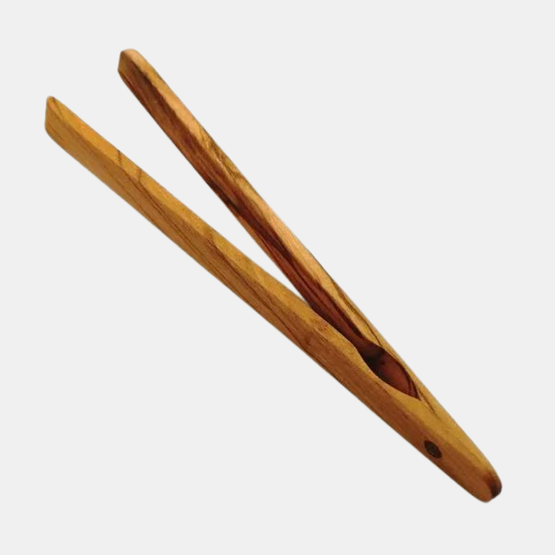 RSVP | Toast Tongs Olive wood | Shut the Front Door