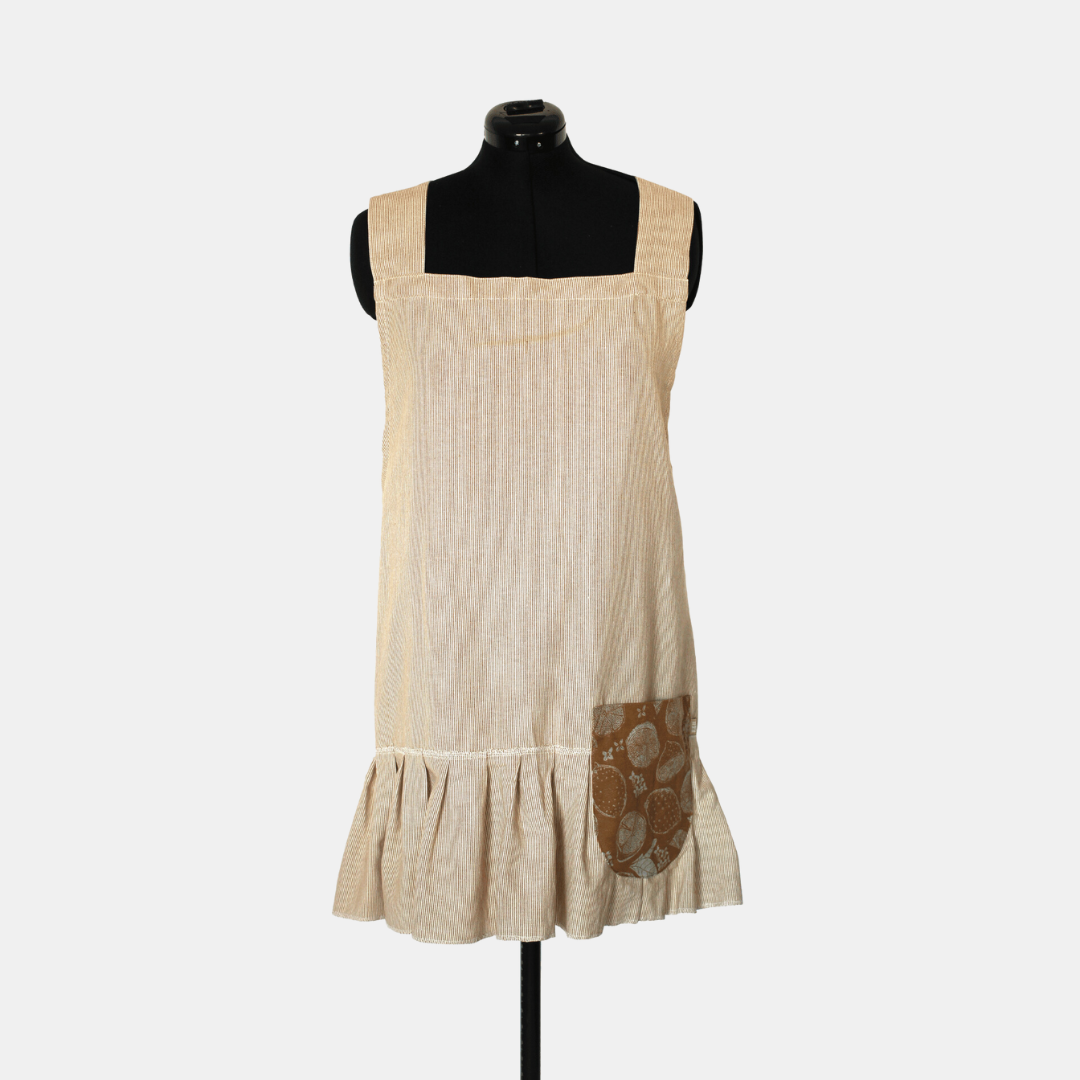 Raine & Humble | Lemon Marmalade Pinafore Apron - Golden Yellow | Shut the Front Door