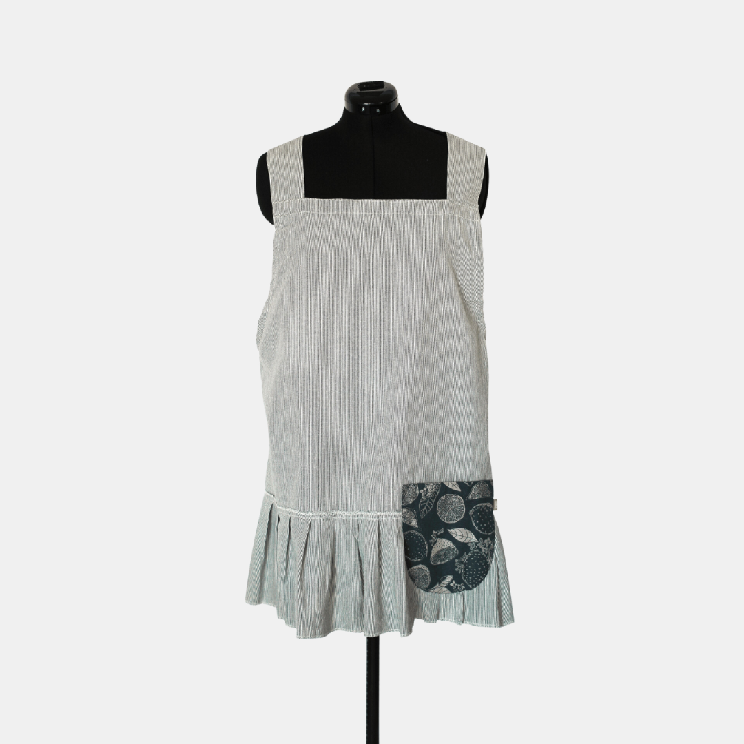 Raine & Humble | Lemon Marmalade Pinafore Apron - Dark Slate | Shut the Front Door