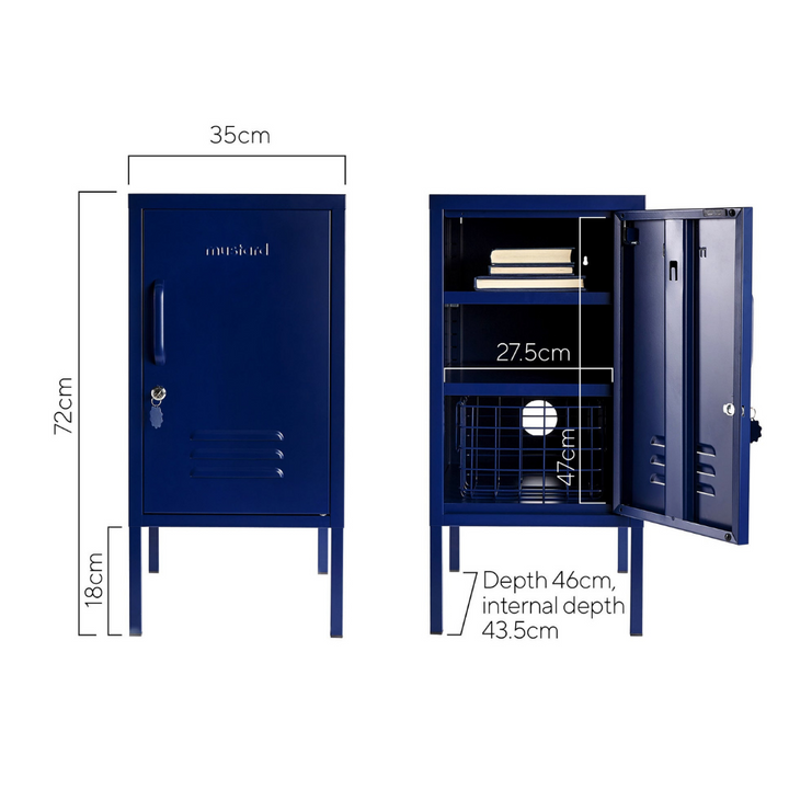 Mustard | Shorty Locker Navy | Shut the Front Door