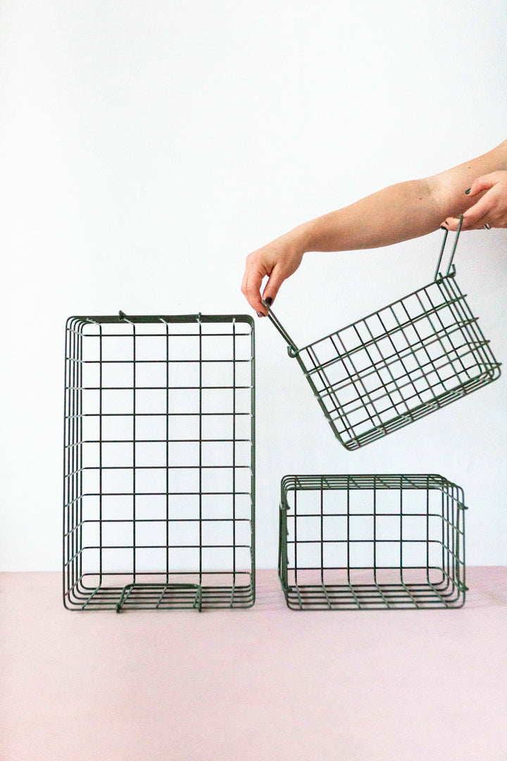Mustard | Basket Large -  Olive | Shut the Front Door