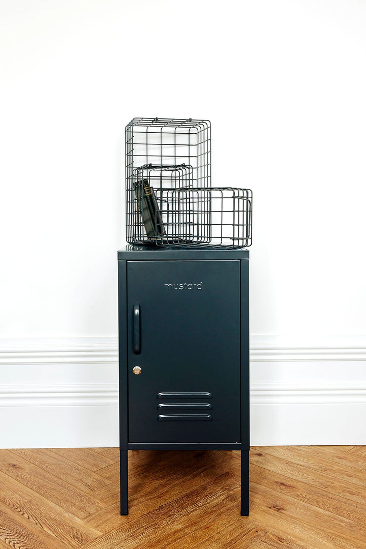 Mustard | Basket Small - Slate | Shut the Front Door