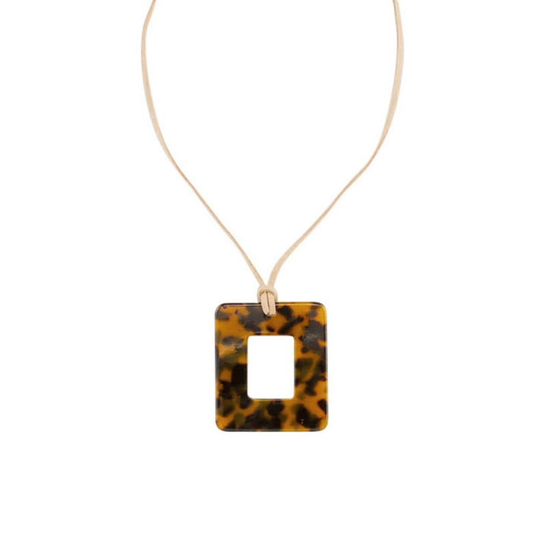 Tiger Tree | Necklace Square Tortoise | Shut the Front Door