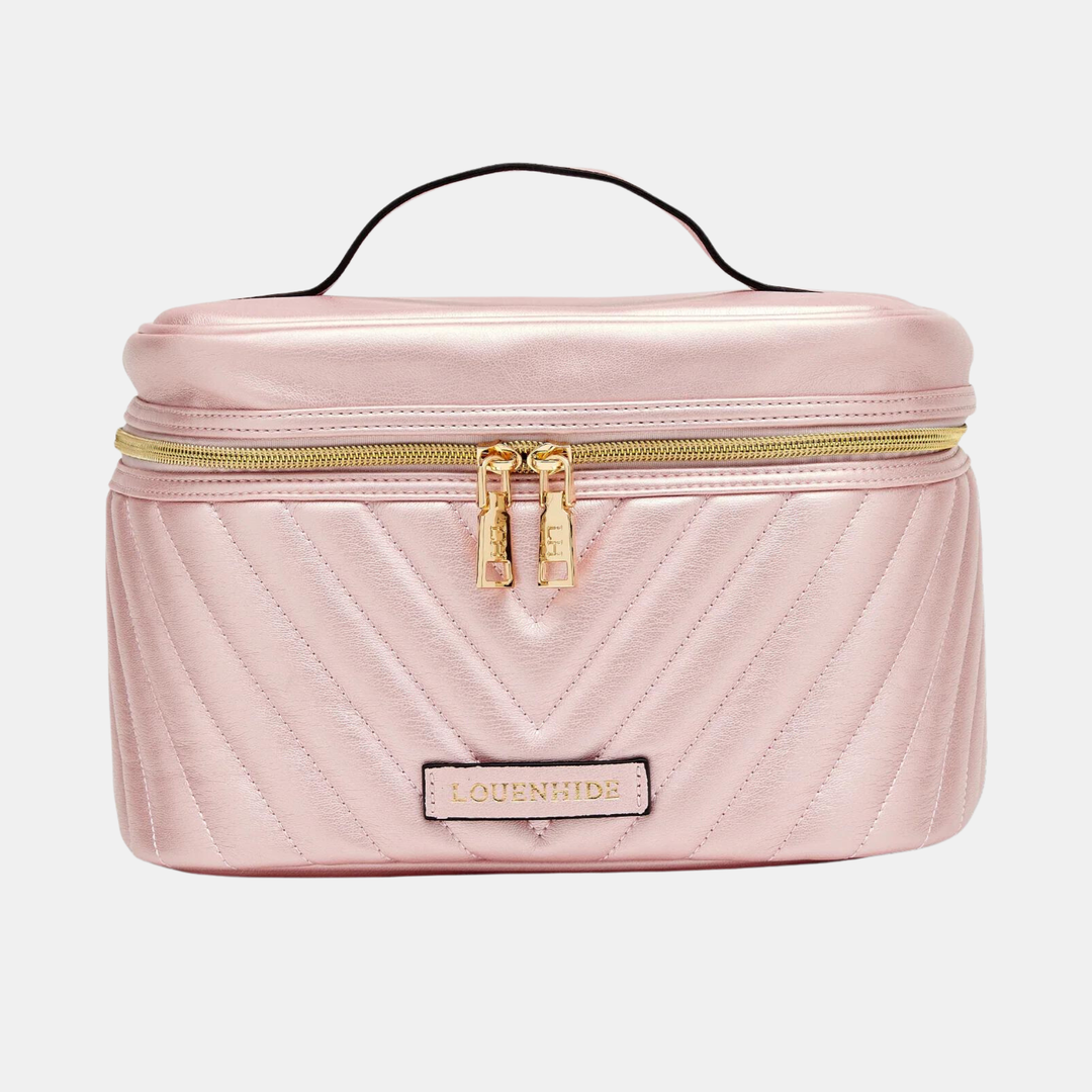 Louenhide | Amalfi Cosmetic Case - Pearl Pink | Shut the Front Door