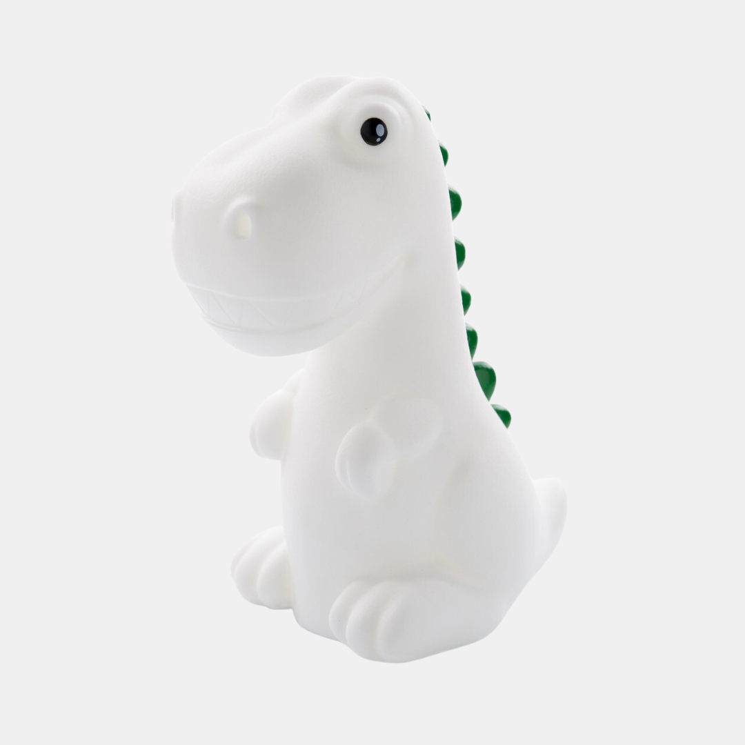 Stellar Haus | White Dinosaur Timer Night Light | Shut the Front Door