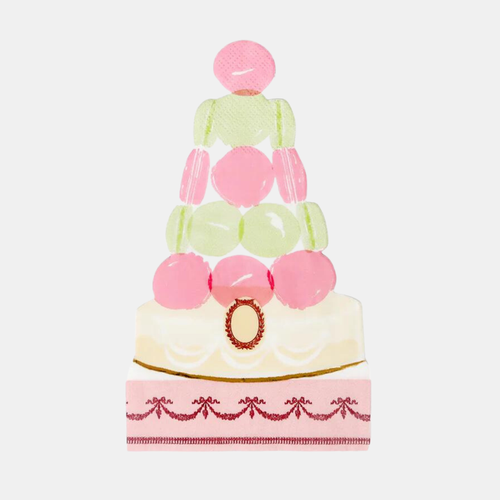 Meri Meri | Laduree Paris Macaron Pyramid Napkins | Shut the Front Door