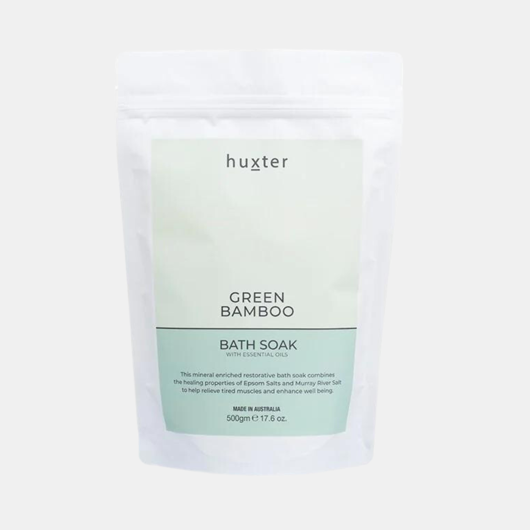 Huxter | Bath Soak Pastel Green - Green Bamboo | Shut the Front Door